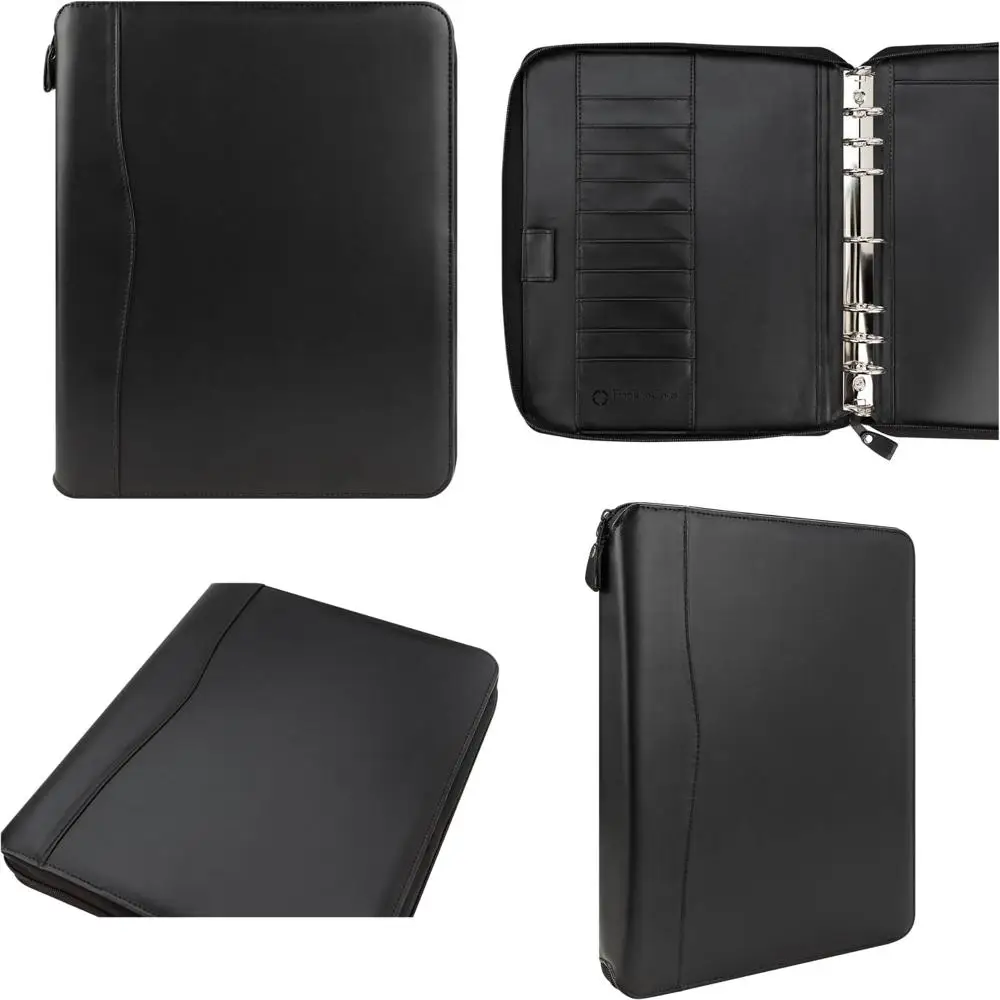 

Кожаная папка на молнии для планировщиков — блокнот с кольцевым распилителем | Понедельник Старт - Премиум качество