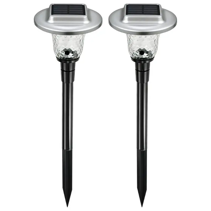 1Pair Decorative Light for Garden Yard Pathway LED Rainproof Solar Light Lamp Decorative Landscape Light