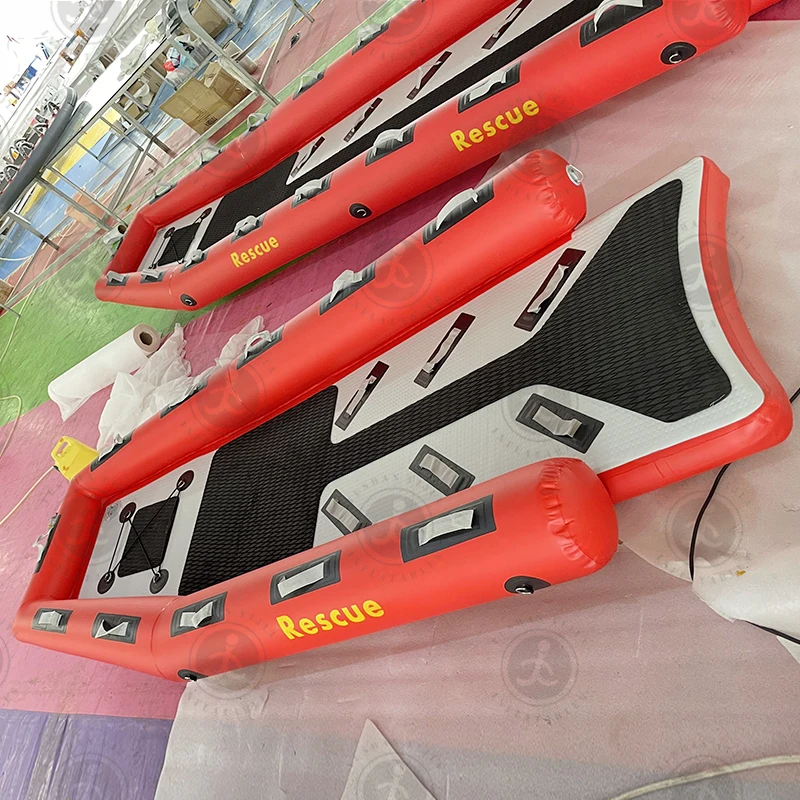 Multi-persons Lifeguard Inflatable Surf Rescue And Water Sport Platform Rescue Boat Marine Rescue Equipment