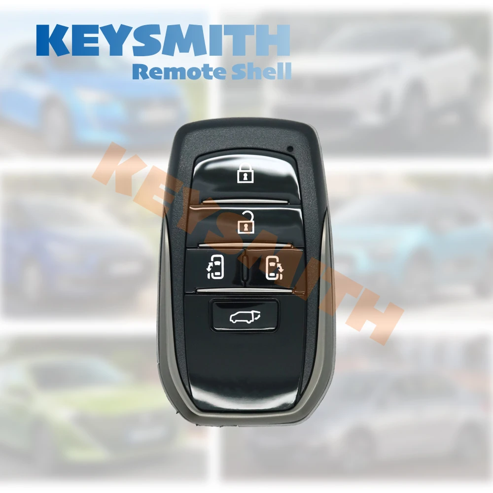 KEYSMITH Key Shell For Toyota For Alphard 2024 For Vellfire For Crown For Noah For Voxy Fits VVDI Lonsdor LT20-10 3041 PCB Fob