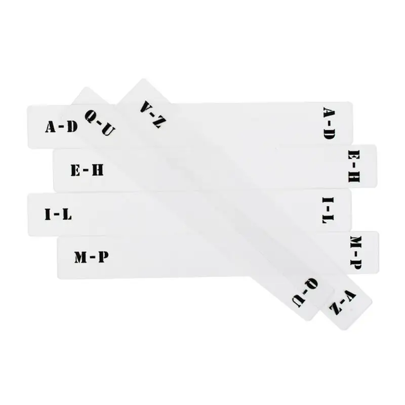 

Acrylic Record Dividers 6Pcs Record Sorting Cards Alphabet Separator Record Holder Organizer Guides Acrylic Media Dividers For