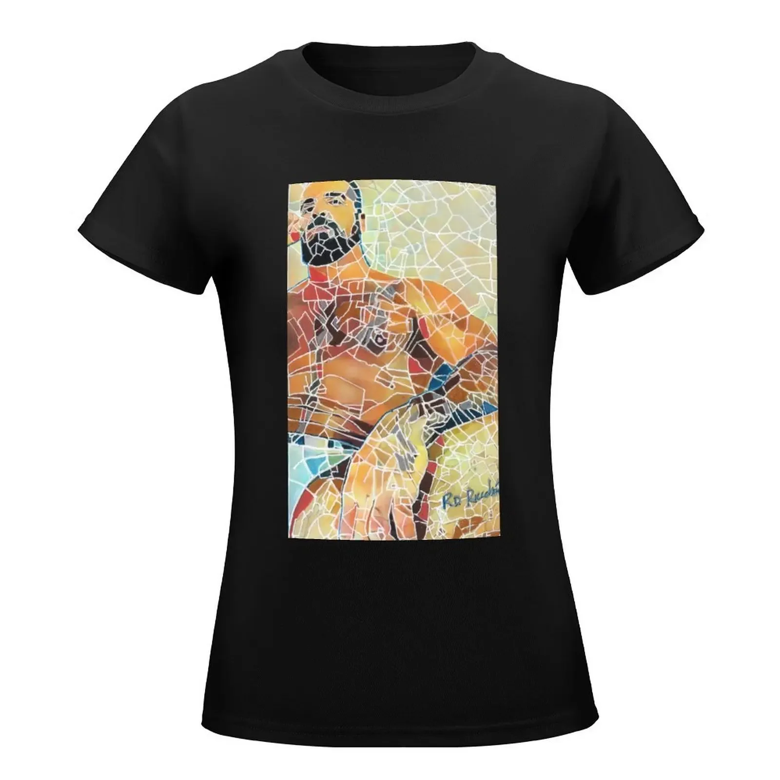 Mosaic Man T-Shirt aesthetic clothes animal print shirt for girls graphic t-shirts for Women