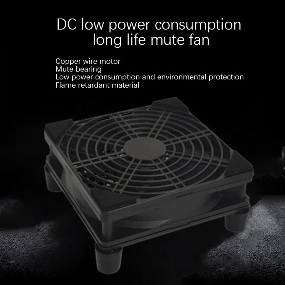ABDE-2X Router Cooling Fan,Diy Pc Cooler TV Box Wireless Cooling Silent Quiet Dc 5V USB Power 120Mm Fan(Standard Edition)