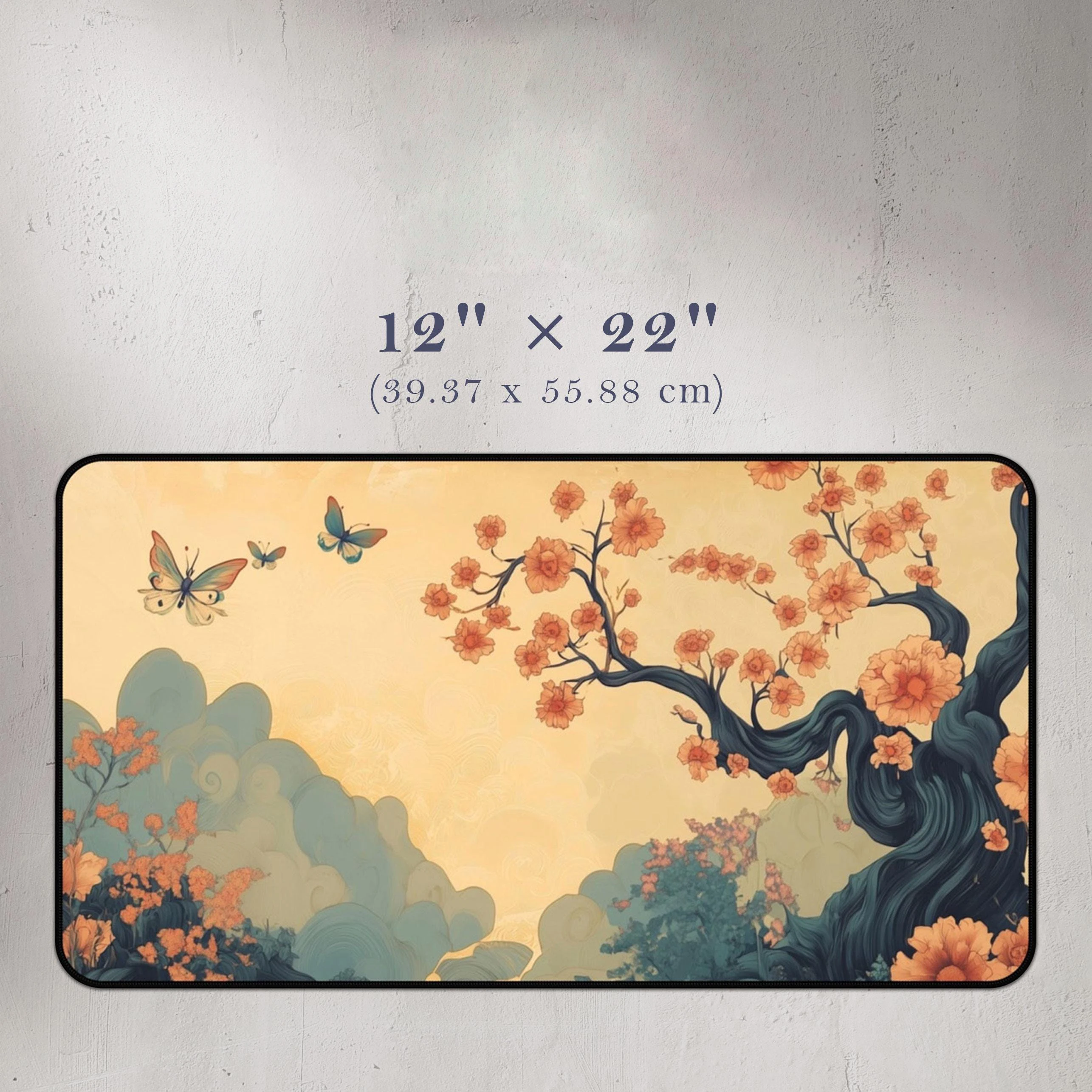 Japanese Cherry Blossom Tree Deskmat,spring,Asian Flowering Tree,mousepad,new Art Style,mousepad,office Gift,creative, Colleague