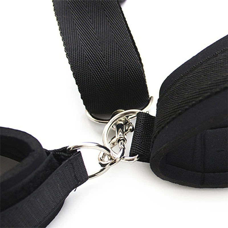 ألعاب الكبار المثيرة BDSM عبودية القيود طوق الأثاث مجموعات ألعاب الجنس للنساء الأزواج الرقيق الرقبة أصفاد الوثن الجنس متجر #4