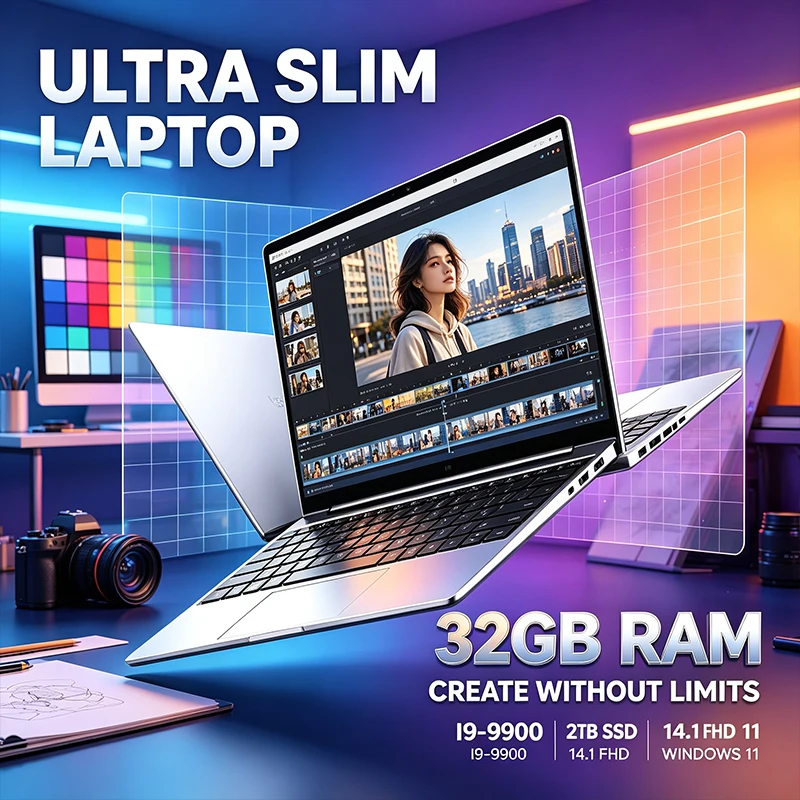 Notebook Ultra Fino de 14,1