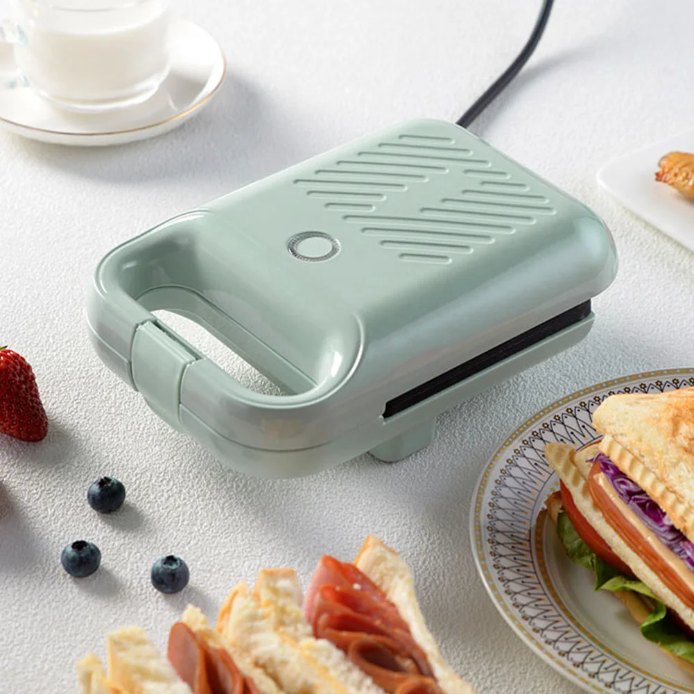 Electric Sandwich Maker Bread Presser with Non-Stick Coating Home Toaster Portable Light Food Making Machine for Home Kitchen