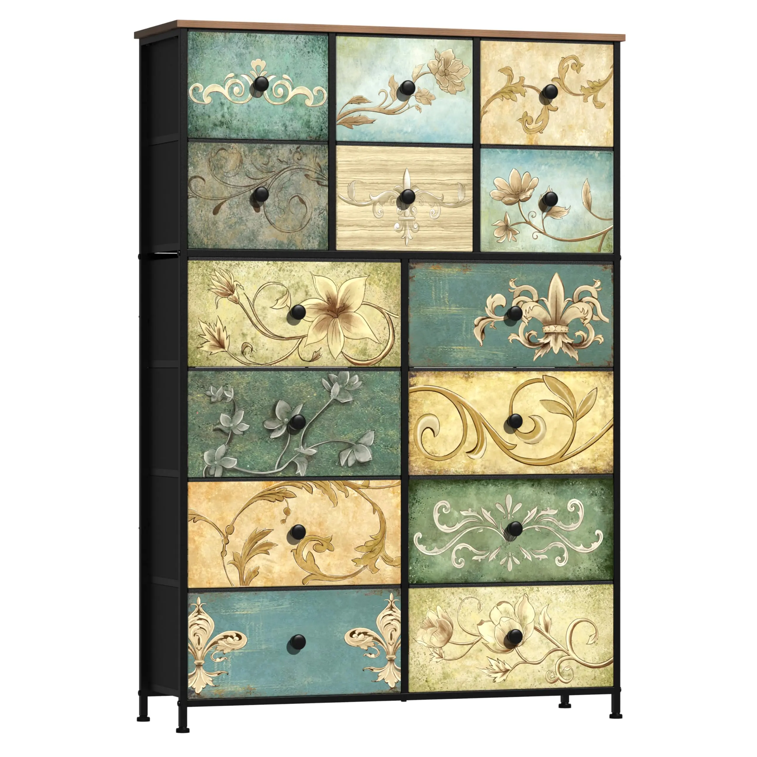 Dresser with Drawers for Bedroom Chest of Drawers Fabric Dresser for Closet,Nursery Entryway Hall Tree TV Stand for