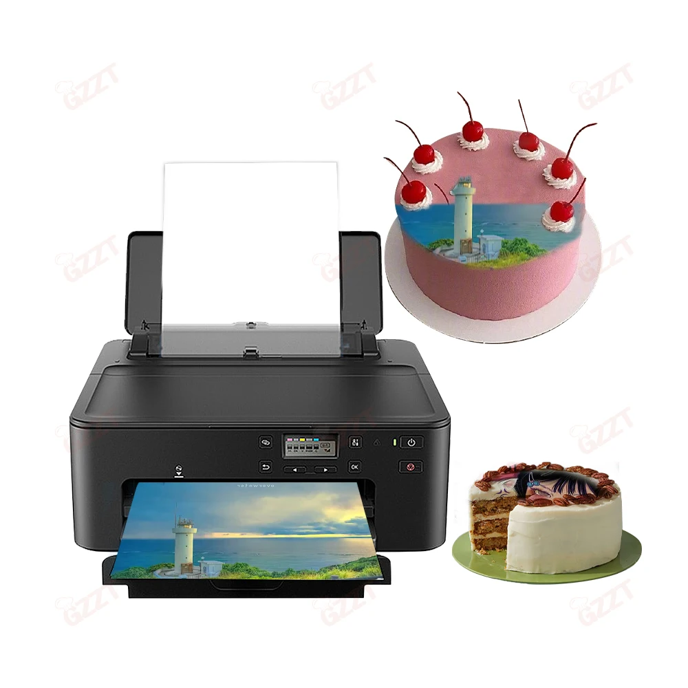 dual paper feed design Digital Cake Printer Baked Goods Edible A4 Wafer Paper Birthday Photo Glutinous Rice Paper Printer