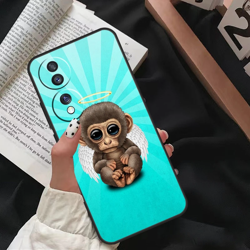 Monkey Gorilla Ape Baby Funda For Honor X9a X8a X7a X6a X6 X7 X8 X9 8X 9X Honor Magic 5 Pro 10 50 70 90 Lite Case