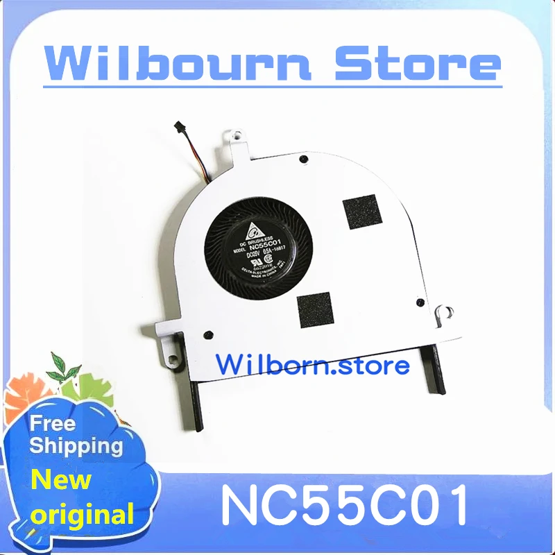 

1 шт./лот, 100% новый компьютерный вентилятор NC55C01 B9440 B9440U B9440UA, охлаждающий вентилятор