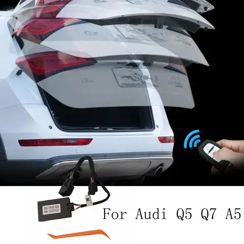 Audi Q5 Q7 A5 용 키 제어 전원 리프트 게이트 원격 제어 클로징 시스템, 전기 트렁크 잠금 모듈, 지능형 테일 게이트 자동차