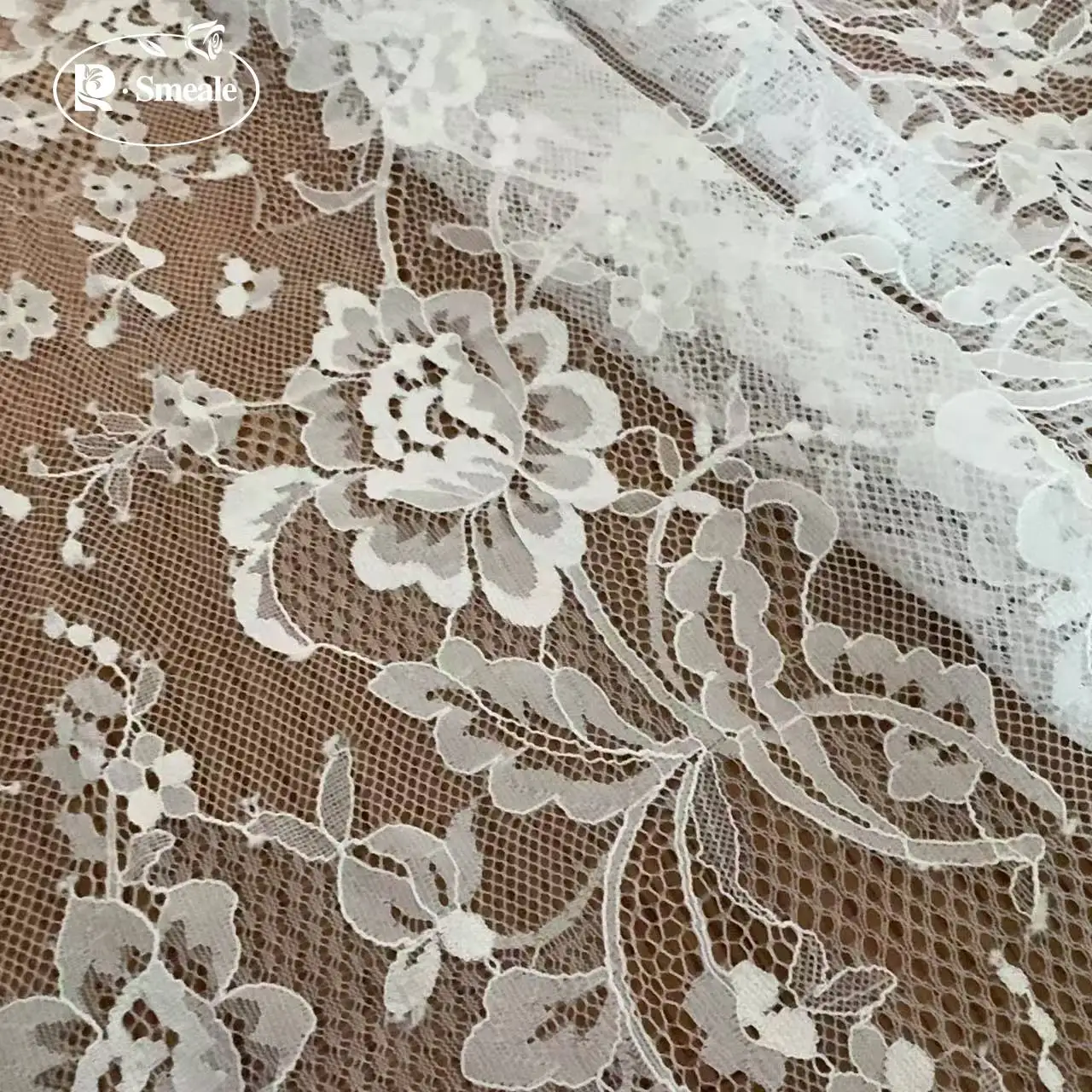 3 Meter. Französischer Wimpernspitzenstoff. Nähmaterial für DIY-Projekte. Spitzenstoffe für Hochzeiten. Weißer Spitzenstoff 2025 Hohe Qualität – Detail 6