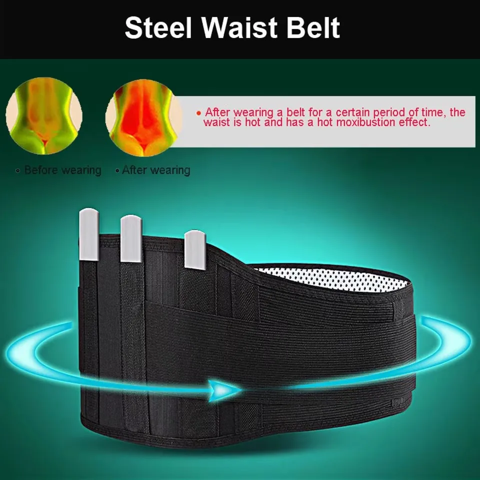 GETINFIT Fitness Waist Protector Warmth Lock Sports Belt Adjustable Recovery Lumbar Support Squat Stress Back Lumbar Support