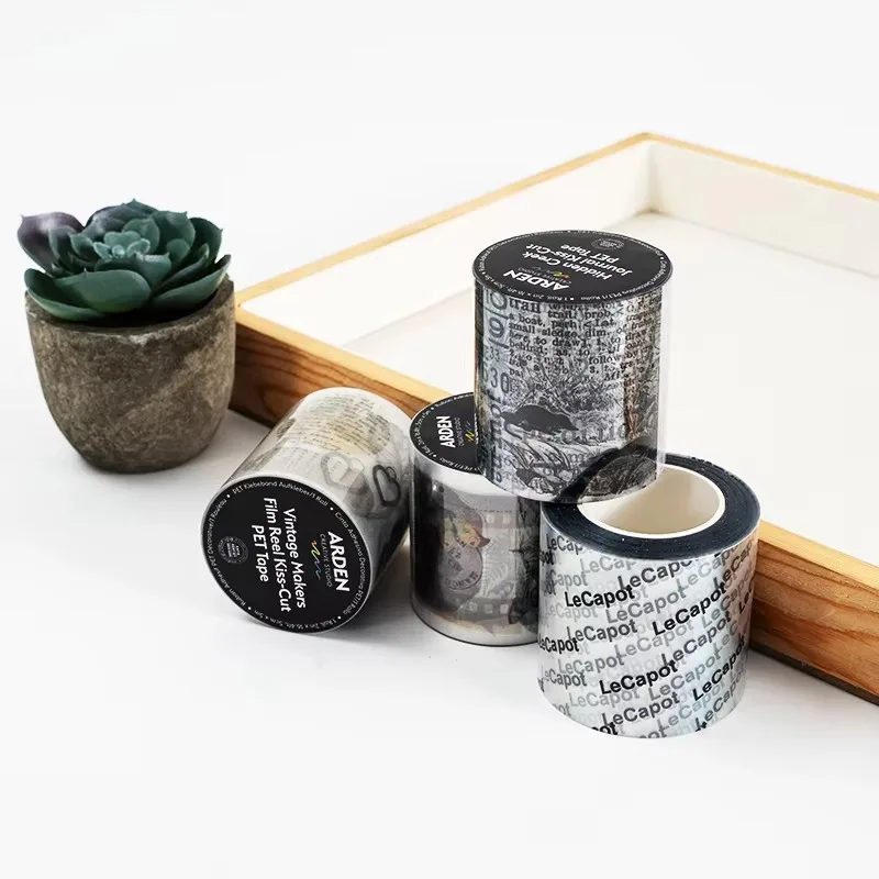 【Sale By Bulk】WholeSale Polyethylene Personalized Terephthalate (PET) Tape Waterproof For Decoration And Journaling