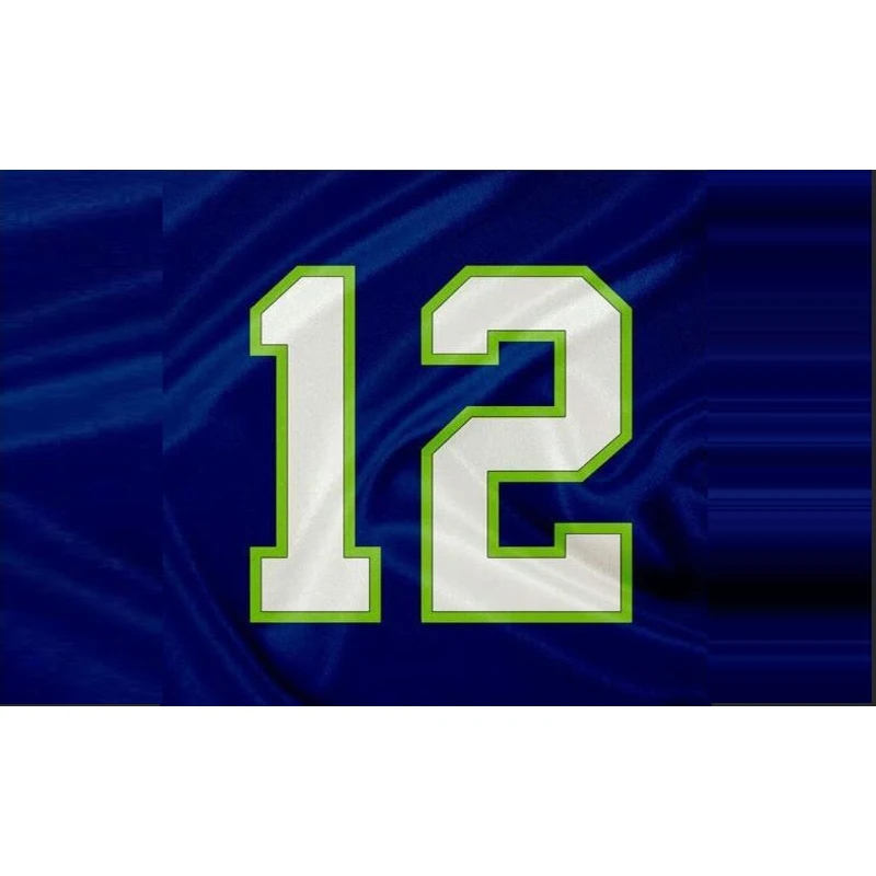 2X3FT 90x150cm Custom banner of Top Seattle man With Super sports star Football basketball hockey flag