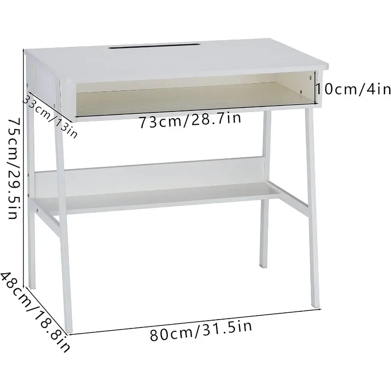 DEILALY Safco Desk Side Wire Machine Stand with Wheels, Steel Frame and MultiFunction Utility Shelf Computer Desk  Storage Space