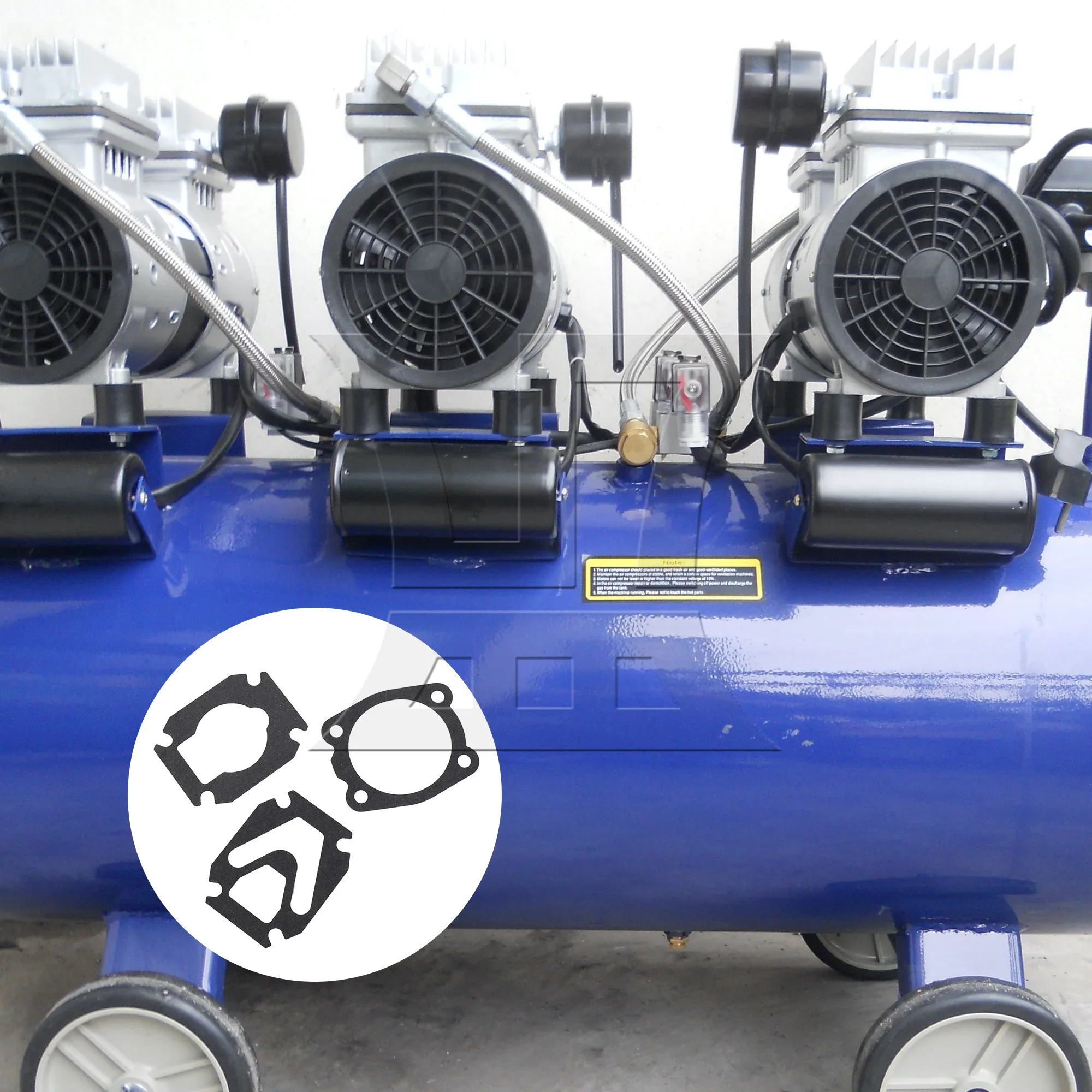 

Комплект для ремонта головки цилиндра воздушного компрессора CNBTR, 3 шт., набор прокладок для ремонта воздушного компрессора