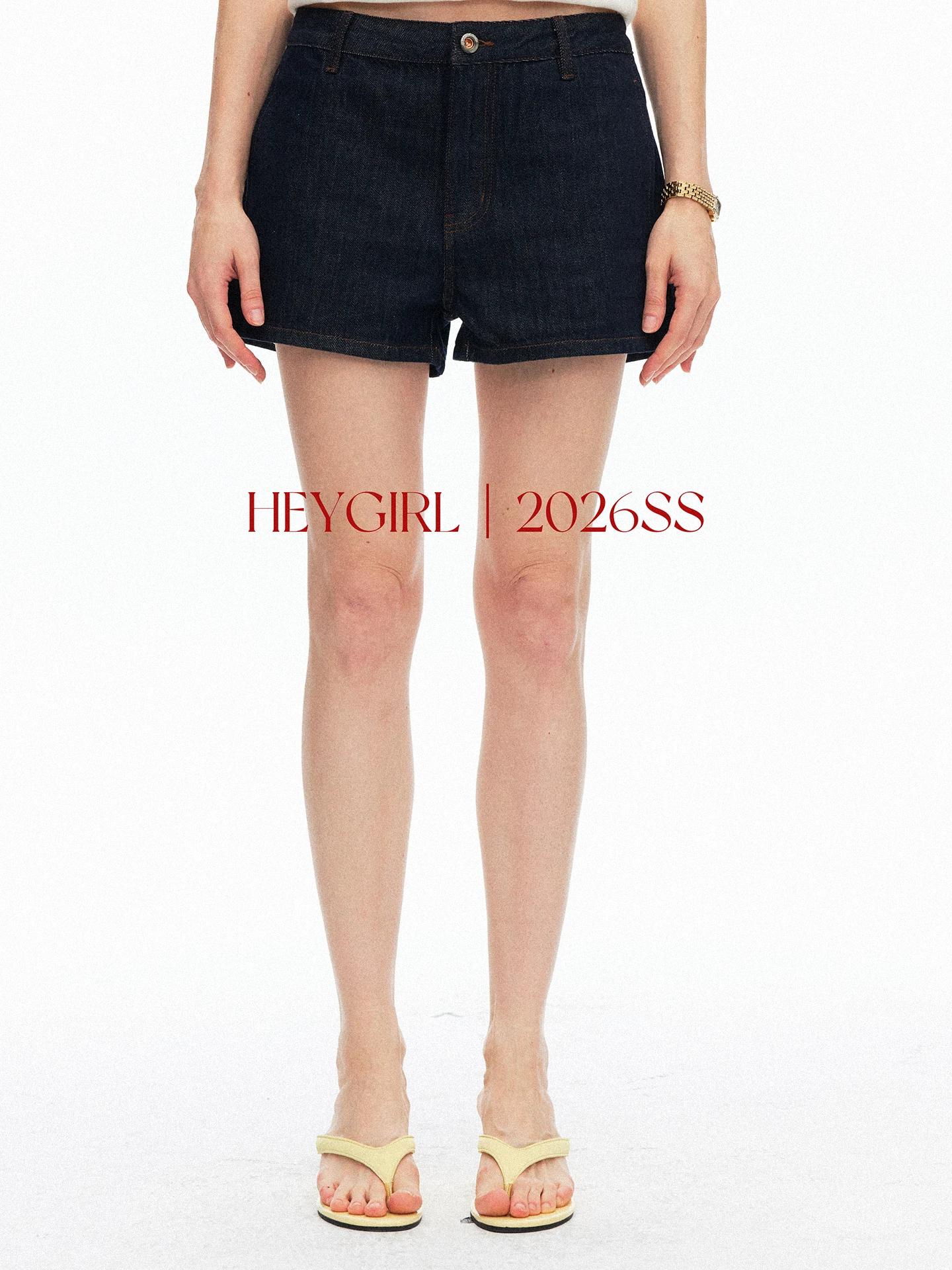 

Heygirl Lightweight Soft Elastic Classic Blue Denim Shorts Versatile Comfortable Cotton Workwear for Women Loose Fit Natural ...