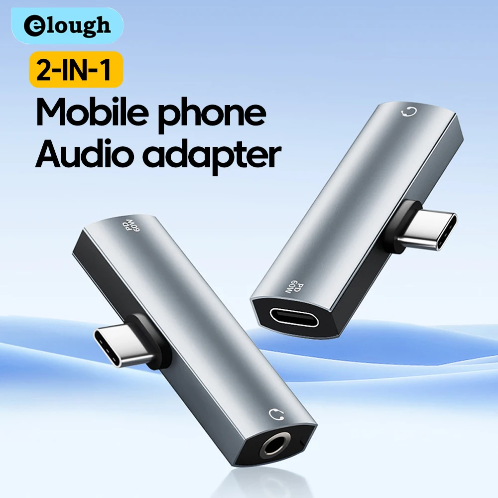 

Type C Headphone Adapter 3.5mm Jack Audio Cable Audio Headphone Adapter USB Type C to USB-C Adapter Charging Audio Adapter