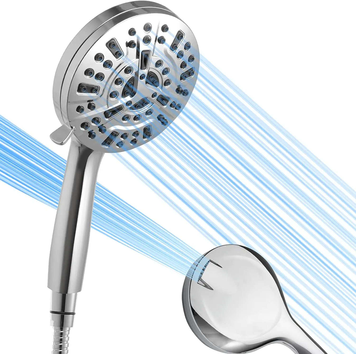 

Filter 8+2 High Pressure Handheld Shower Head ABS Hose Water Saving Portable Handheld Bathroom Rain Showerhead