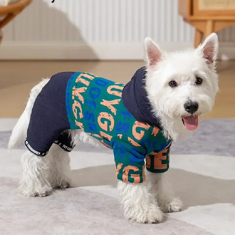 

Small Dog Clothing Winter Pet Outfits Jumpsuit Yorkie Pomeranian Poodle Bichon Frise Schnauzer Dog Costume Puppy Clothes Coat