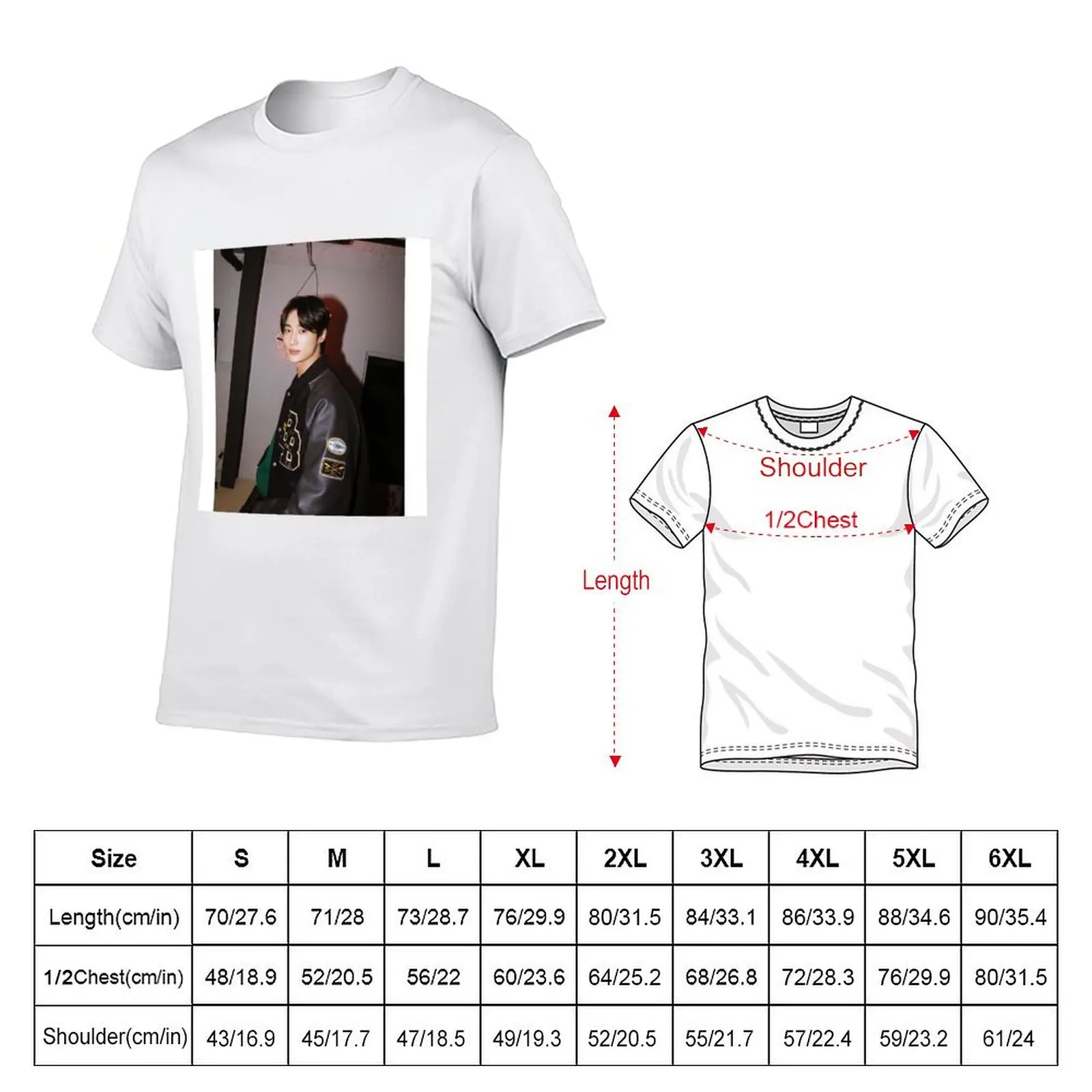 Byeon Woo-seok T-Shirt Stretch Fabric Comfort T-Shirt