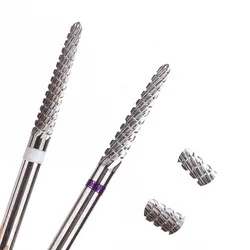 1pc Nail Drill Bits Tungsten Carbide Manicure Cutters File Gel UV Remove Burr Rotary Mills Nail Art Tools