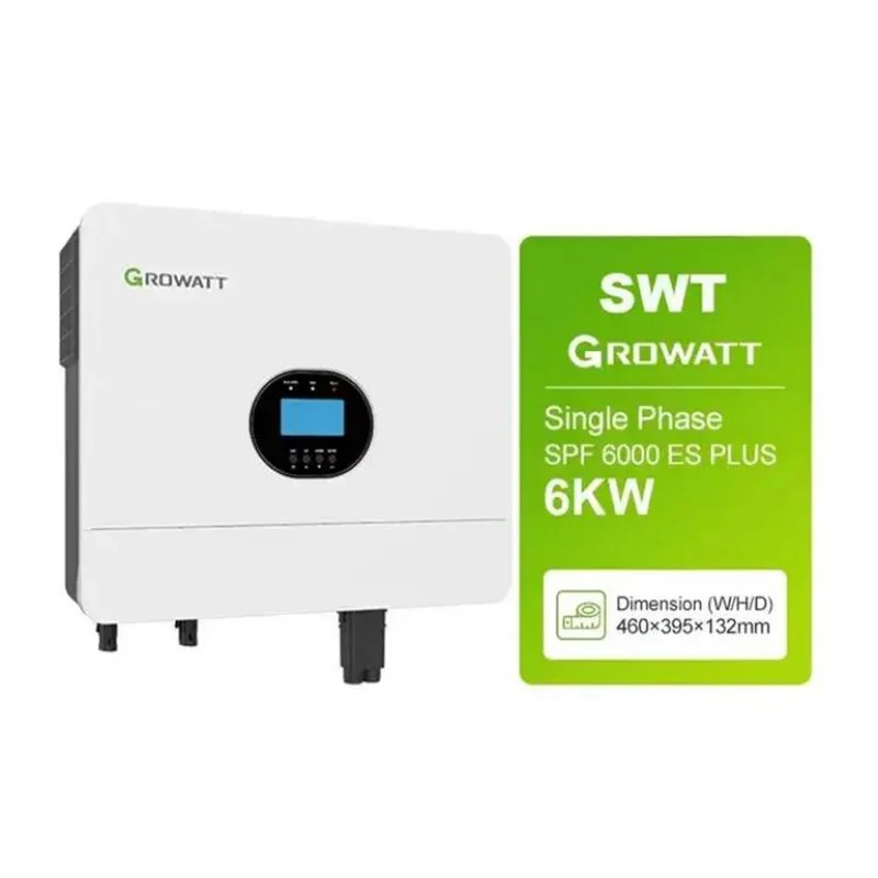 

Growatt 6Kva Spf 6000Es Plus зарядное устройство инвертор солнечной установки híhíhíoff Off Grid Estoque No Brazil, Однофазный инвертор