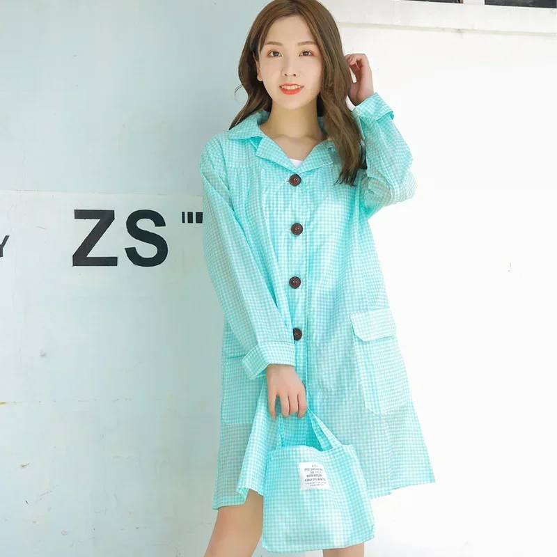 

Women Lightweight Breathable Raincoat Poncho Waterproof Cloak Adults Windproof Rainwear Big Size