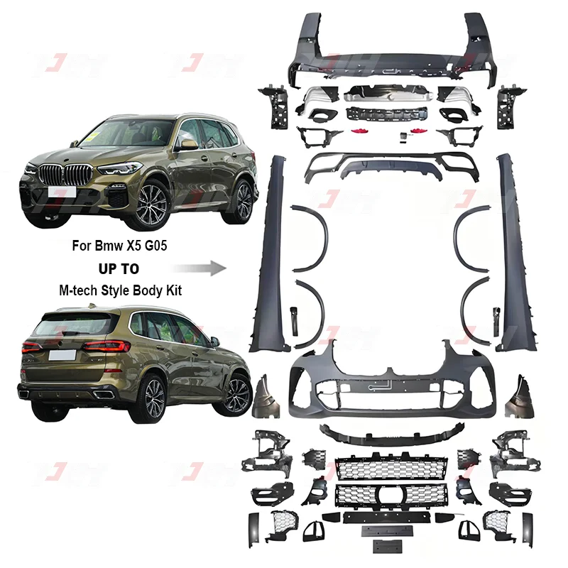 

XDS2018+ G05 Car Conversion Kit Bodykit For X5 G05 Upgrade To Mt Style Sport Body Parts Facelift Front Bumper Rear Bumper