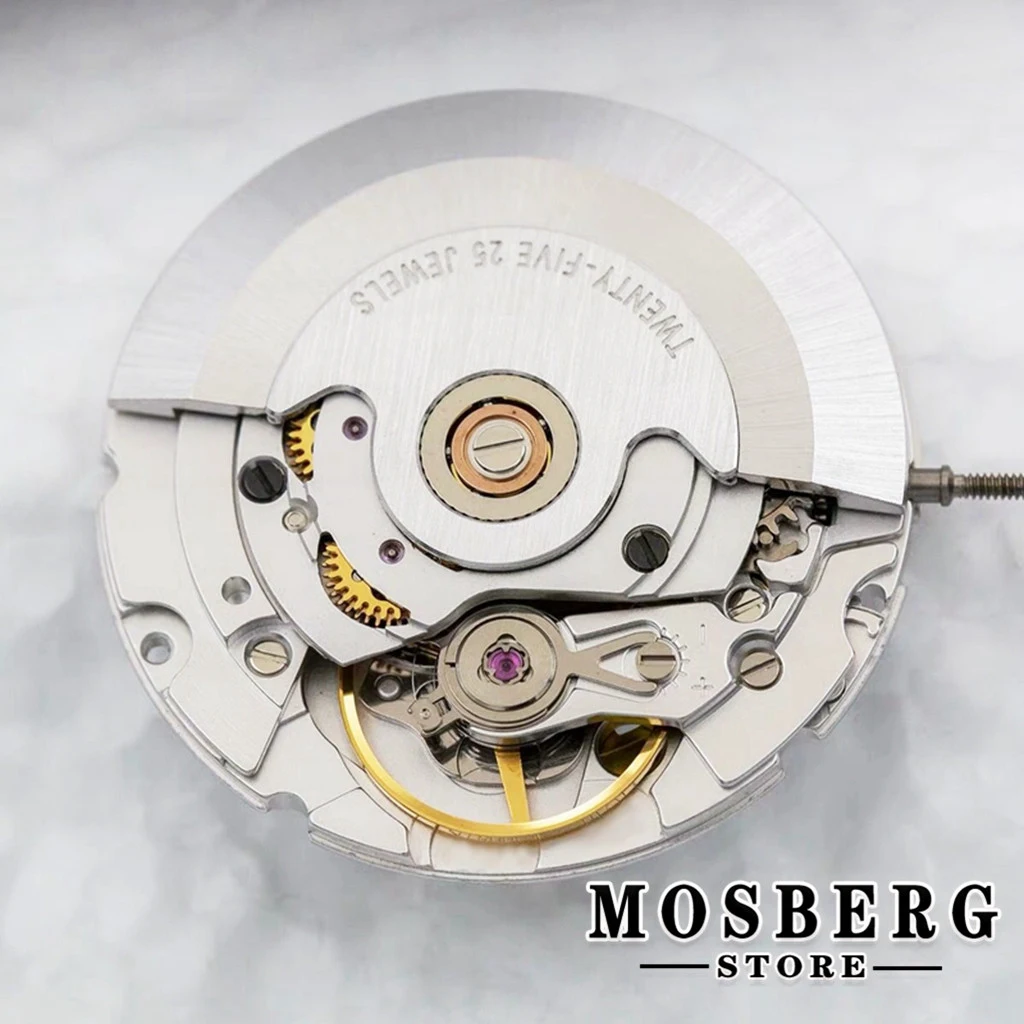 Original PT5000 Automatic Watch Movement Self-winding Mechanism 25 Jewels with Datewheel 28800 Bph Date Display Clone 2824