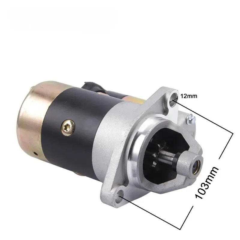 QD114A 12V 1.2KW Electric Starter Generator Set for Diesel Engine Starting Pump DC Motor Generator