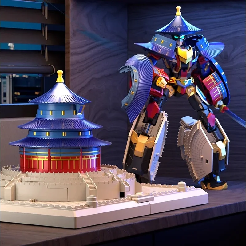 Robot Transformable del Templo del Cielo, Figura de Acción Deformable del T