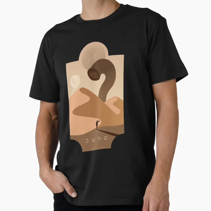 

Arrakis Sandworm 1103 Dune Vintage Sci fi Gift T shirt for man Large size Tops Retro movie Graphic Print Clothes