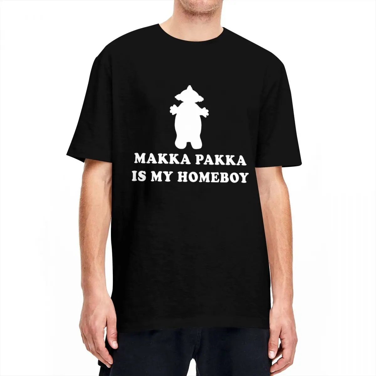 Makka Pakka HOMEBOY Night Garden T-Shirts for Men Women Vintage 100% Cotton Tee Shirt Short Sleeve T Shirts Classic Tops