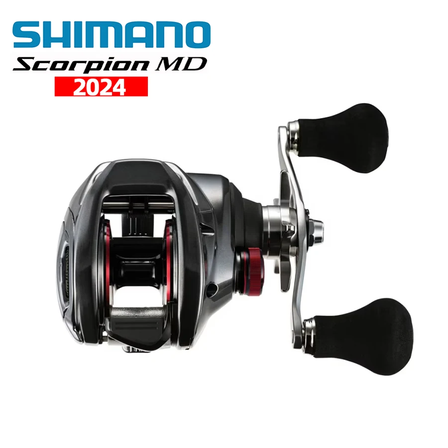 2024 SHINAMO SCORPION MD 300 Baitcasting Fishing Reel Gear Ratio 7.6:1 7+1BB Max Drag 8kg 300XG 301XG 300XGLH 301XGLH