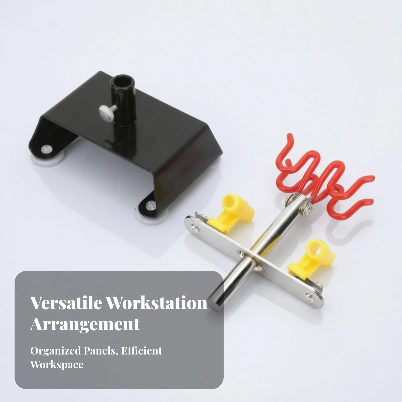 Airbrush Stand with Base Compact Airbrush Holder with Hooks Spray Stand Metal Long-Lasting for Model Makers, Workbenches