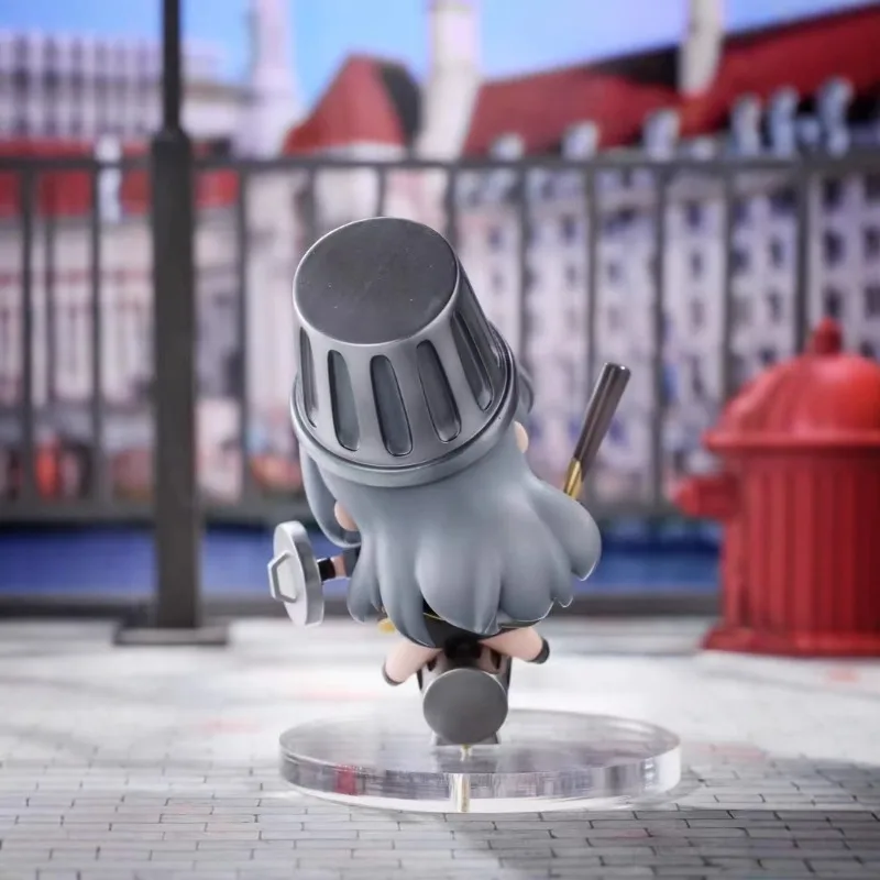 

Star Rail Stelle Anime Bishoujo Trash Can Knight Chibi Figure - Collectible Ornament