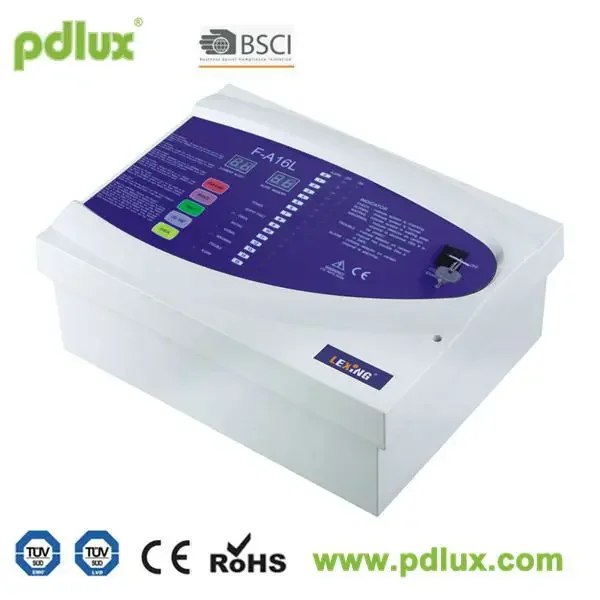 Pdlux PD-F-A16L Fire Smoke Detector System Max 64 Fire Alarm Control Panel