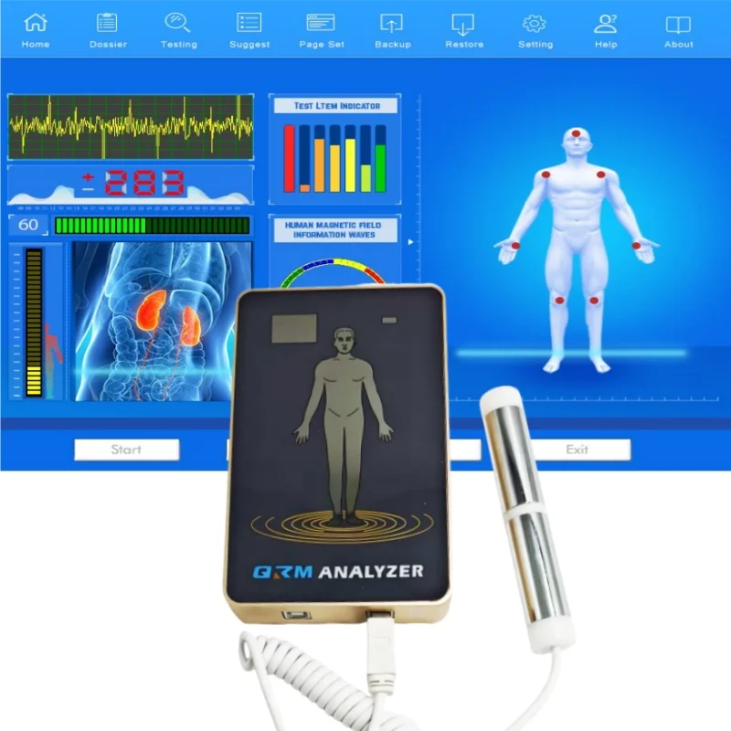 2024 Latest Generation bioresonance quantum health magnetic resonance body analyzer machine price software scaning machine