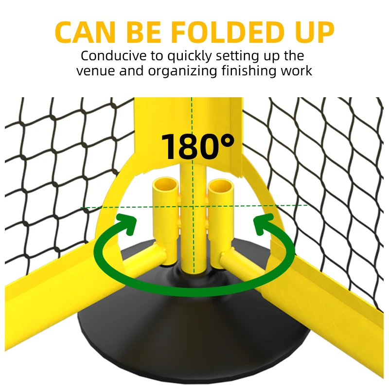 Outdoor Sports Football Assembled Safety Fence Football Hitting Soccer Shooting goal Target Net Fence for Soccer Ground