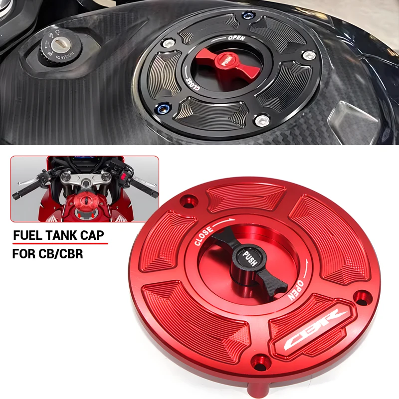 Motorcycle Fuel Tank Cap For CBR250RR CBR400RR CBR1000RR CBR 929 954 VFR 800 1200 F VFR1200F CBR 600 F4 F4i CB1300 CB1000R