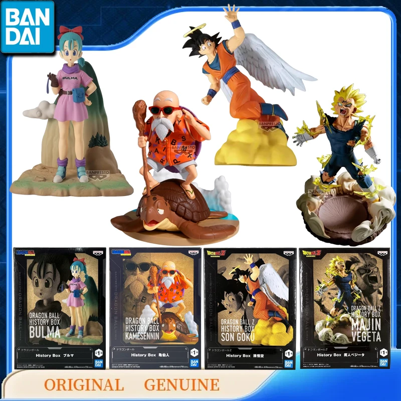 

Bandai Genuine BANPERSTO DRAGON BALL Z HISTORY BOX BULMA KAMESENNIN VEGETA SON GOKU Action Anime Figures Toys Model Ornaments
