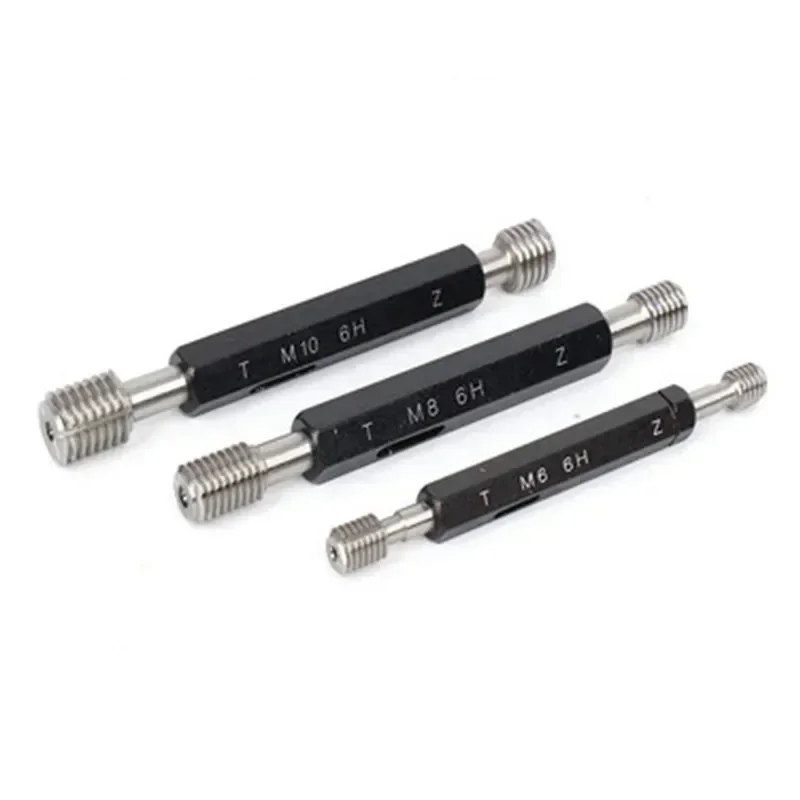 Metric Thread Plug Gauge M11 M12 M13 M14 - M17x2x1.5x1x0.75x0.5 6h Precision Screw Thread Plug Gages Go & No Go Gauges