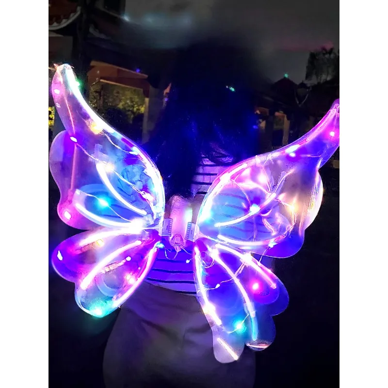 Moving Elf Wings, Electric Butterfly Wings, Dog Angel Backs, Children's Luminous Toys, Little Girl Gifts