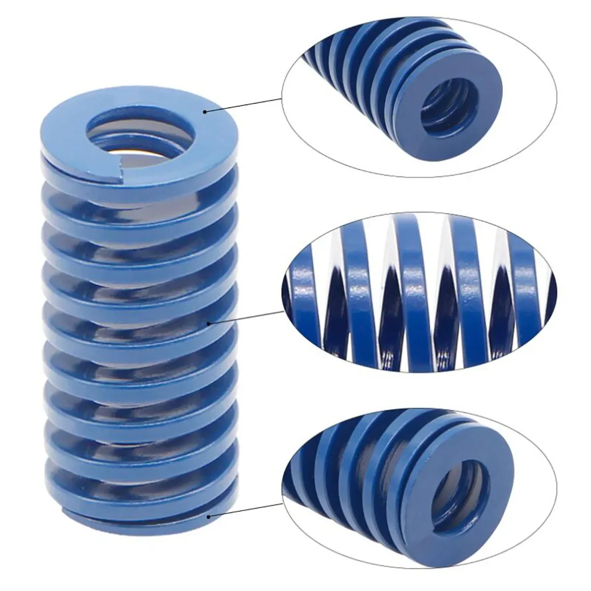 Molle per stampi a carico leggero Molla di compressione blu Diametro esterno 8 10 12 14 16 18 20 22 25 27 30 35 40 50mm Lunghezza 20 - 200mm