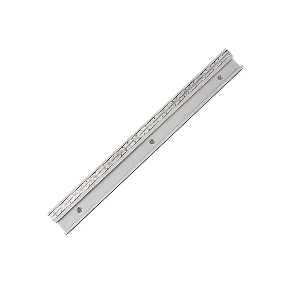 Aluminum 45 Type T Slot Miter Track Designed for Router Tables with Integrated Scale for Accurate Cutting Capabilities