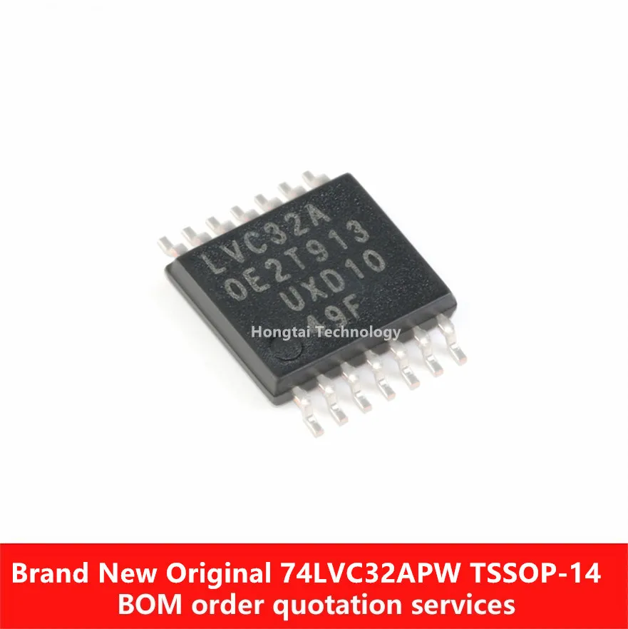 New original screen printed LVC32A TSSOP-14 74LVC32APW four way 2 input or gate logic chip