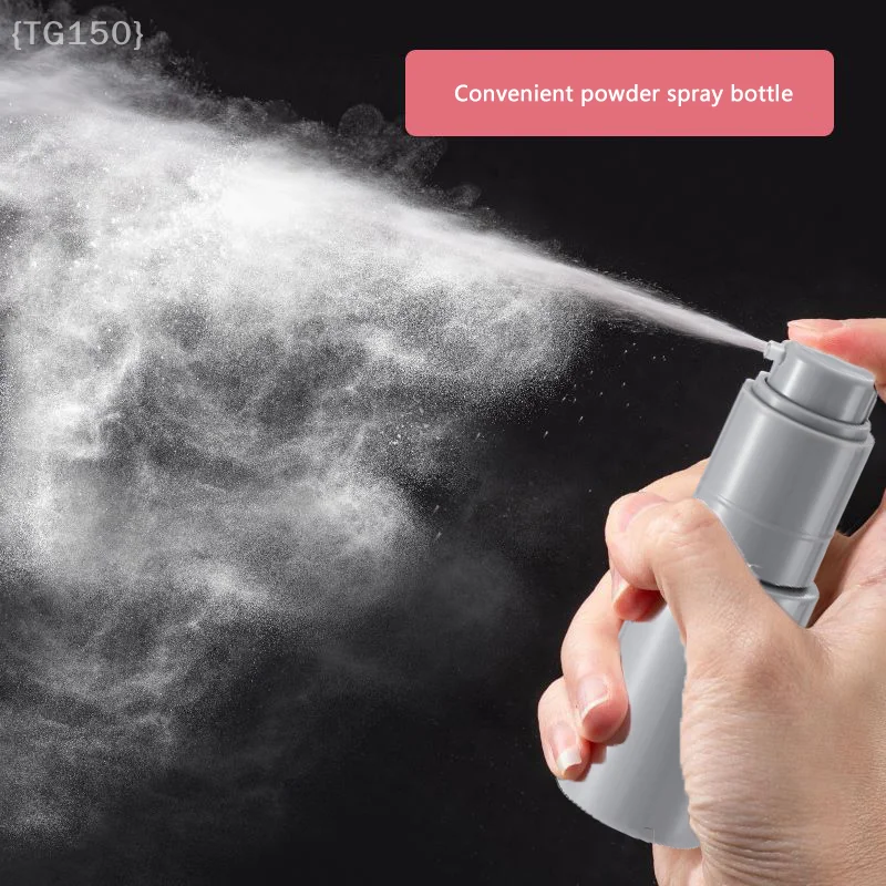 ポータブル詰め替え式パウダースプレーヤー、旅行用ベビーパウダー＆化粧品用35ml取り外し可能なアトマイザーボトル